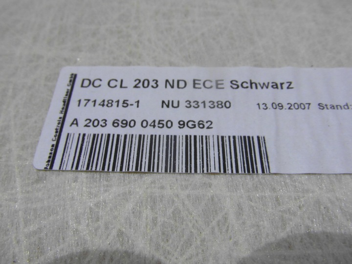 фото №7, Потолок mercedes w203 clc 08-11r