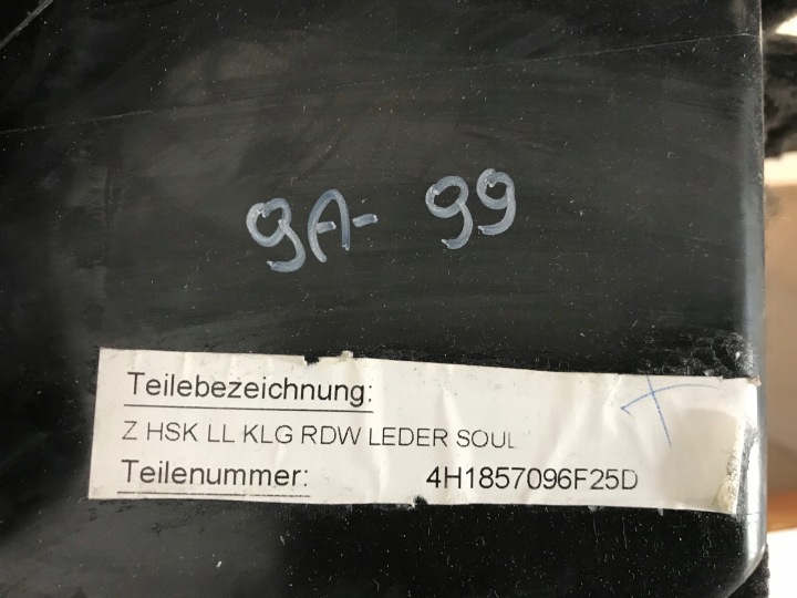 фото №6, Бардачок кожаный audi a8 d4 рестайлинг 4h1857096f 25d