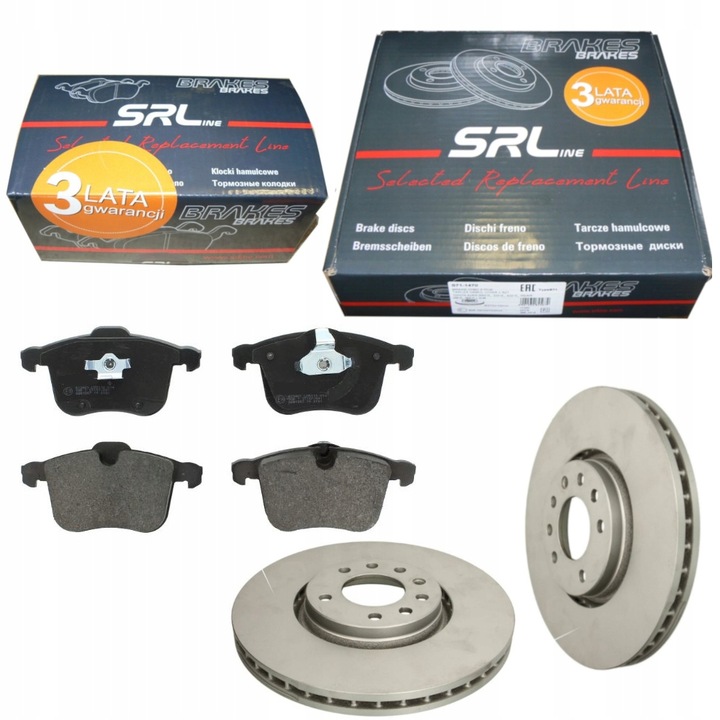 фото №1, Srl диски тормозные колодки перед opel vectra c signum 314mm