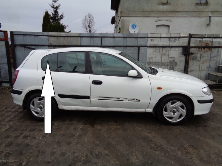 фото №1, Стекло дверная правая зад nissan almera ii n16 5d