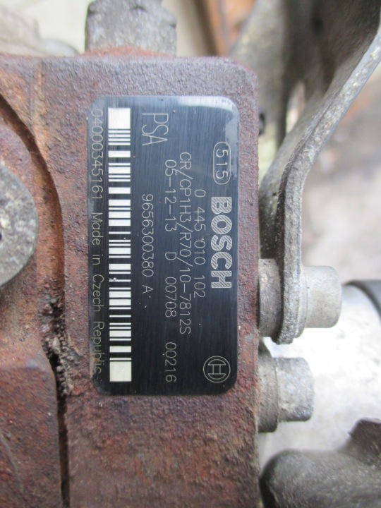фото №10, Насос паливна рейка  peugeot 407 1.6 hdi 04-08r