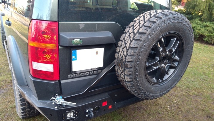 фото №13, Land rover discovery 3 i 4 бампер стальной зад t