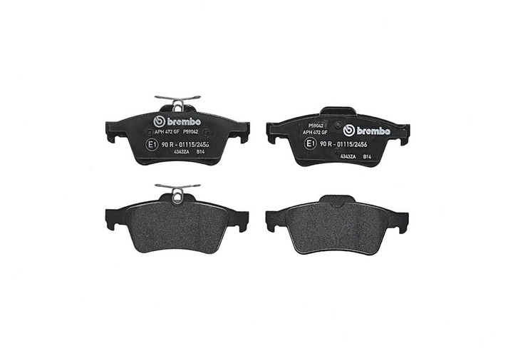 фото №16, Тормозные колодки ham. задние p59042 brembo