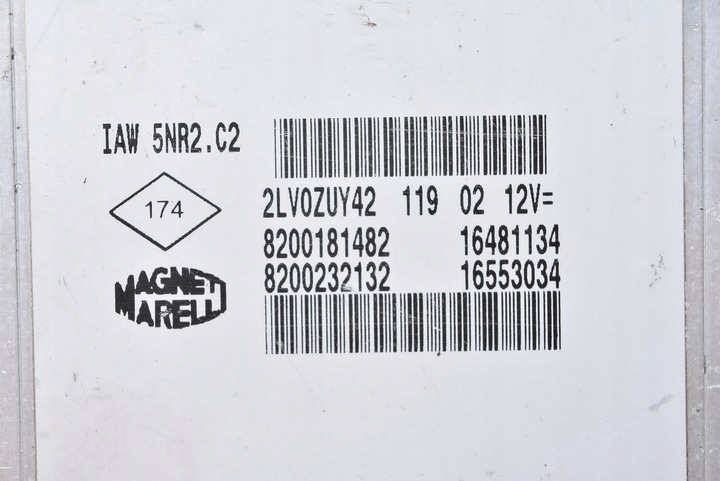 фото №3, Компьютер clio 1.2 iaw 5nr2.c2 8200181482 8200232132 16481134 16553034