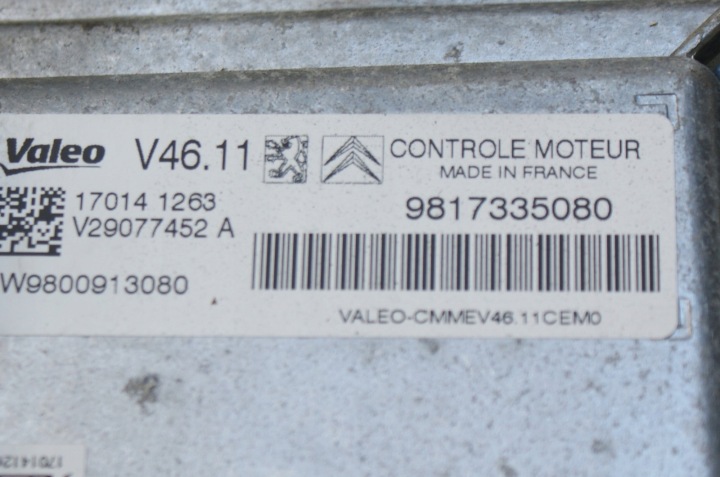 фото №5, Citroen c3 iii 1.2vti комп'ютер замок запалювання комплект