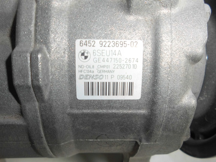 фото №4, Bmw 3 f30 3.0 d компрессор кондиционера 9223695
