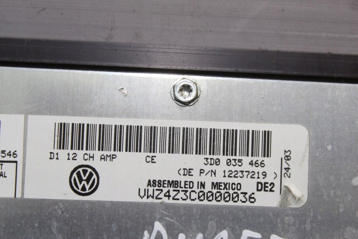 фото №6, Підсилювач динаміків vw phaeton 3d0035466