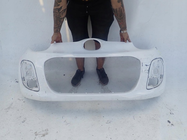 фото №1, Citroen c1 i 1 рестайлинг 12-14 бампер перед переднее