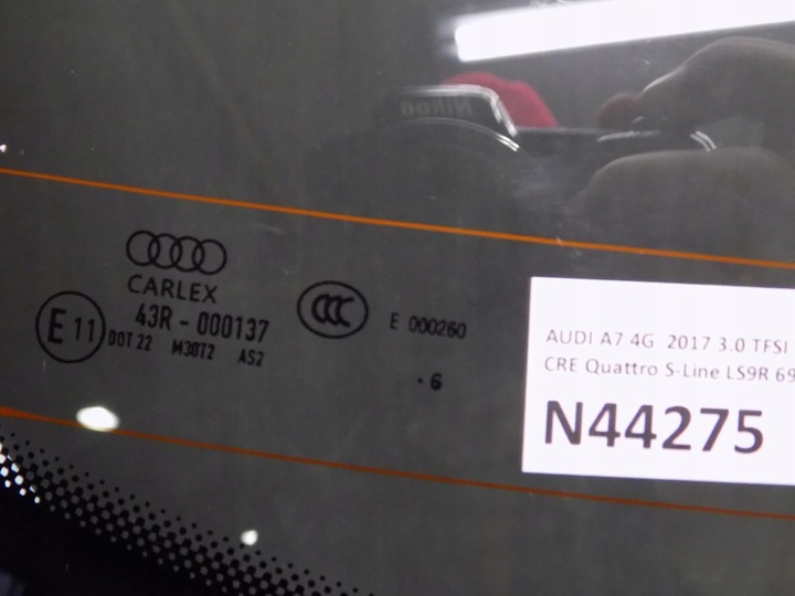 фото №7, Audi a7 4g крышка зад стекло 16r. ls9r