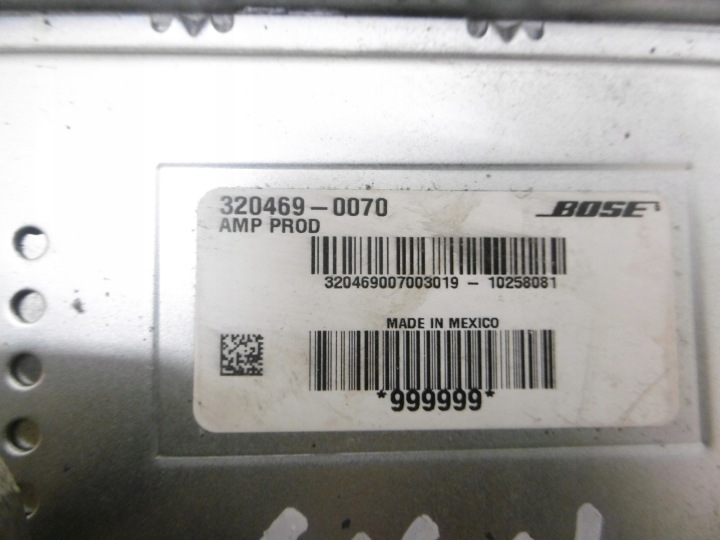 фото №7, Усилитель радио bose 320469-0070 infiniti m37