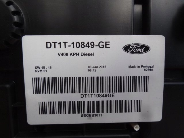 фото №6, Transit connect mk2 14r 1,6 tdci спідометр  прилади eu