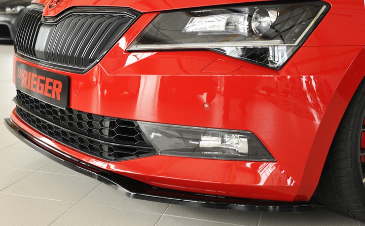 фото №7, Накладка бампера спойлер skoda superb iii 2015+