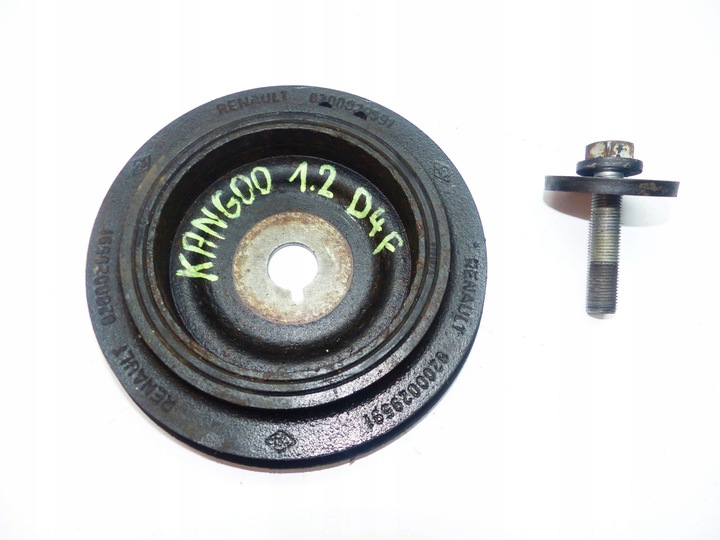фото №1, Clio ii kangoo i 1.2 16v d4f 75 колесо ременное вала