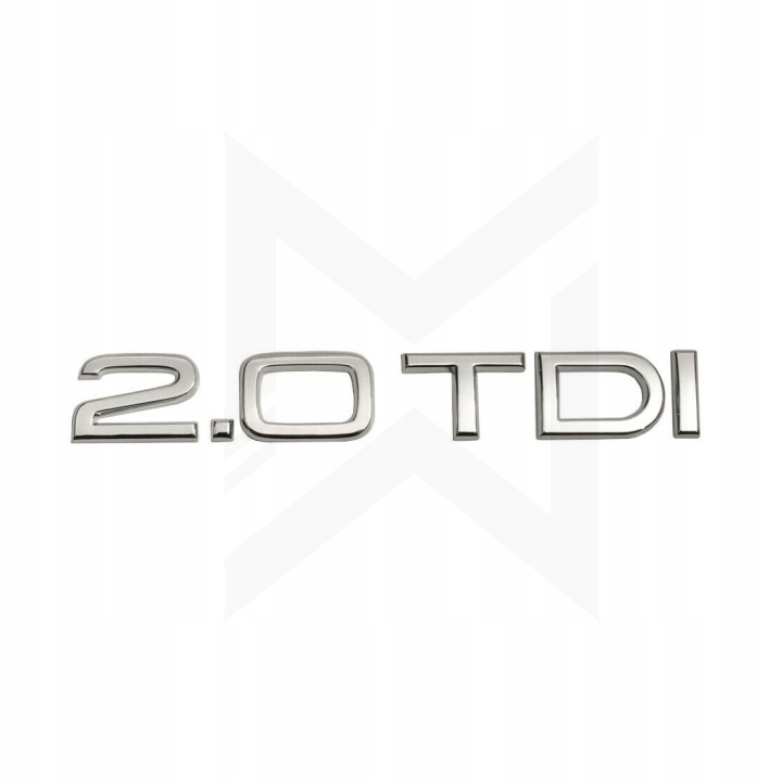 фото №6, Оригинал надпись эмблема хромированный audi 2.0 tdi aso