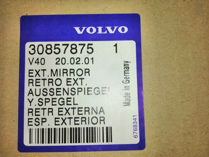 фото №6, Дзеркало праві електричні volvo s40 v40 30857875