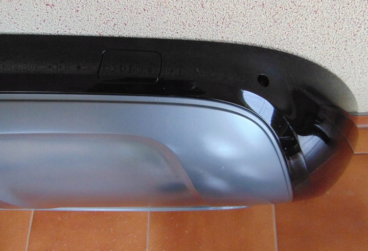 фото №4, Audi q3 10-13 накладка спойлер бампера зад pdc