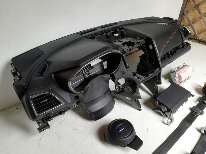 фото №8, Subaru xv forester 2019 панель подушка безопасности подушки ремни оригинал демонтаж