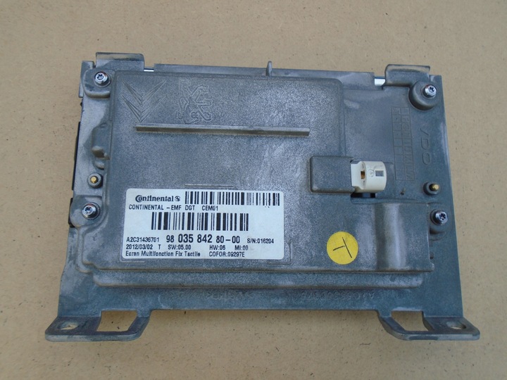 фото №7, Peugeot 208 радіо cd дисплей 9801840680