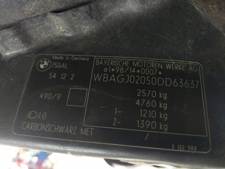 фото №10, Bmw 7 e38 750i 5.4 v12 коллектор выпускной cyl. 1-3