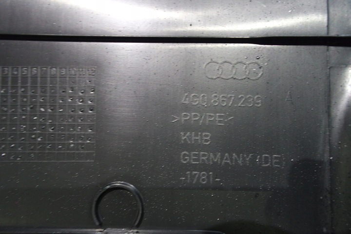 фото №2, Audi rs6 4g9 рестайлинг планка защита стойка левая