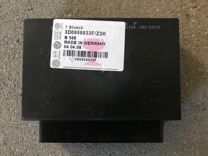 фото №1, Модуль комфорта vw phaeton 3d0959933f