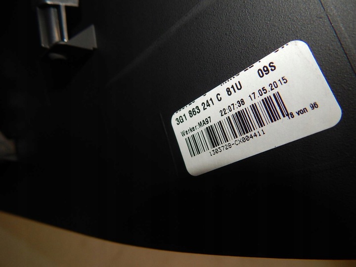 фото №7, Vw passat b8 подлокотник кожа 3g1863241c