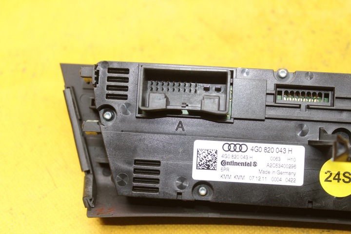 фото №8, Панель блок управления воздуховод кондиционера audi a6 c7 4g0820043h
