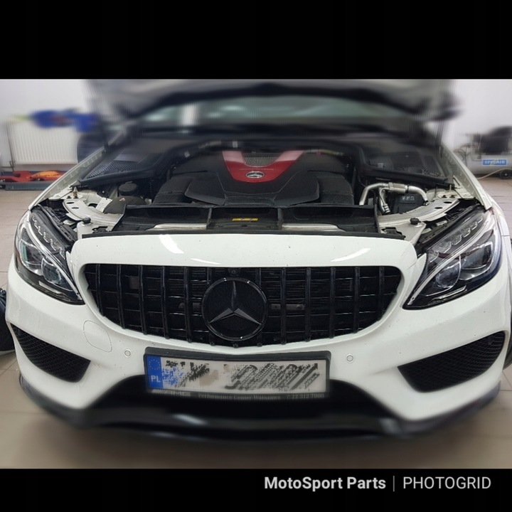 фото №6, Mercedes c класс 43 250 200 w205 решётка радиатора panamerica