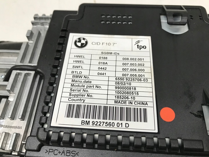 фото №5, Bmw f10 f11 дисплей монітор 9225706