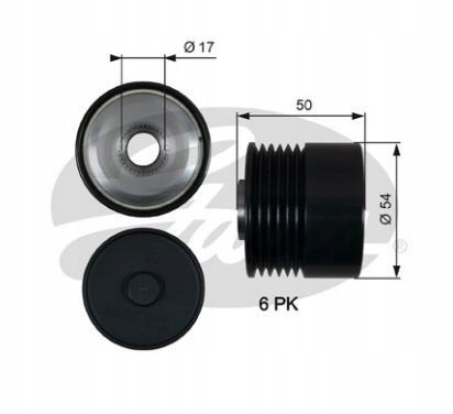 фото №2, Gates сцепление генератора fiat punto 1.3 jtd 05