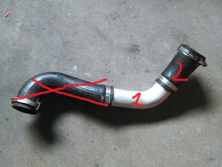 фото №1, Kia sportage iv 2016 2.0crdi труба шланг интеркулер