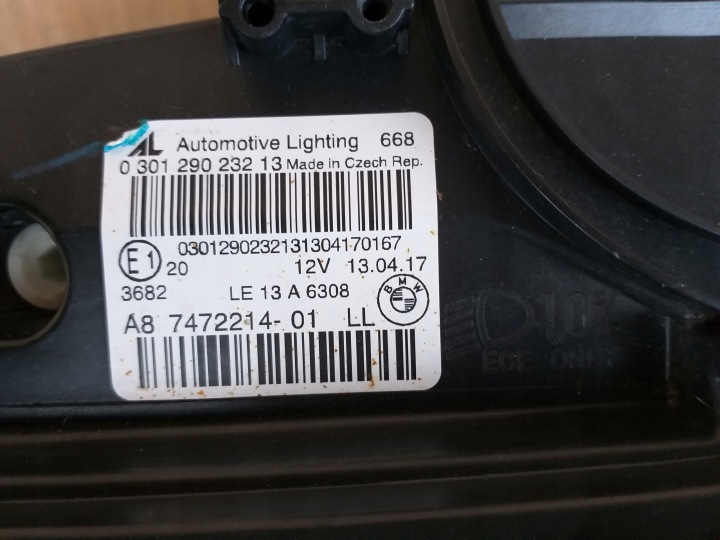 фото №6, Bmw 2 ii f45 f46 полный led фара передняя (фара головного света, лампа передняя) правая