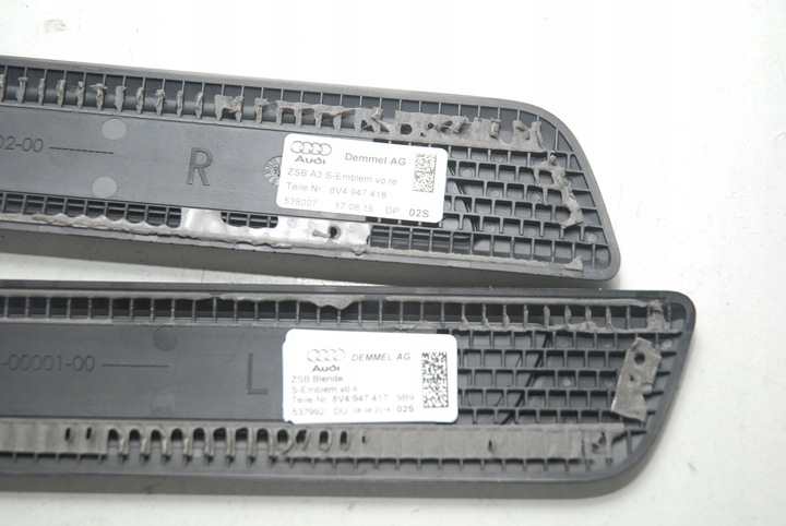 фото №6, Audi s3 8v планки пороговые подсвечиваемый 8v4947417