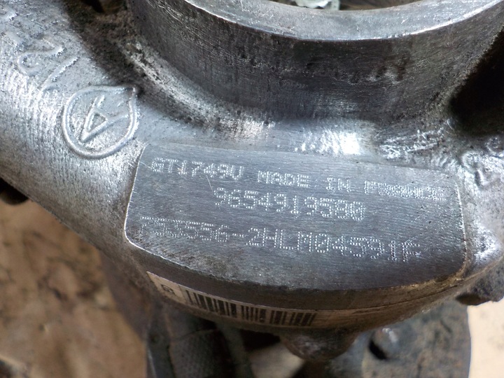 фото №5, Citroen c5 2.0 hdi турбонагнетатель 9654919580