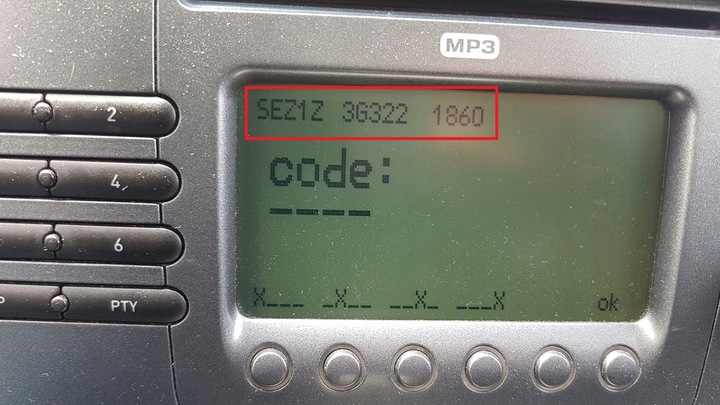 фото №6, Rozkodowanie радіо # seat # код всі дистанційно