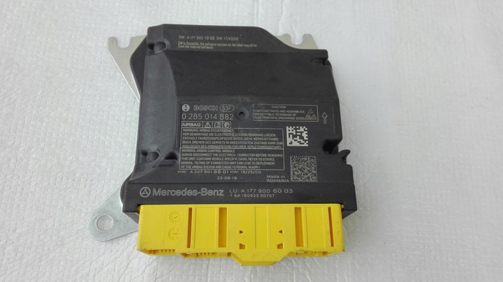 фото №1, Mercedes w177 модуль датчик подушка безпеки a1779006003