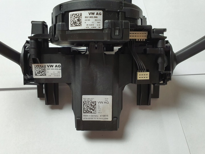 фото №3, Перемикач комбінований підкермові важелі стрічка vw skoda golf