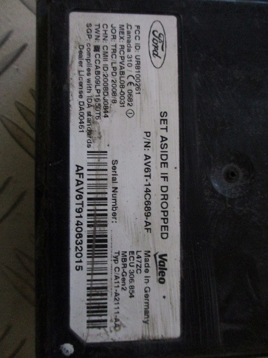 фото №2, Focus mk3 модуль blis av6t14c689af