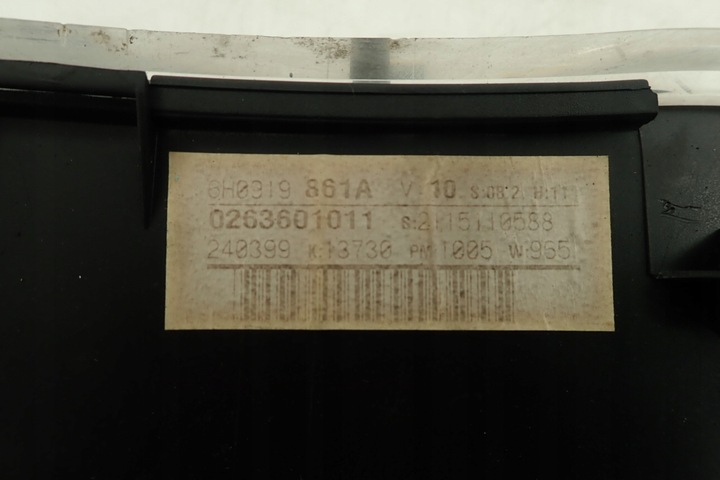 фото №6, Seat arosa 6n 1.0 спідометр  6h0919861a 0263601011