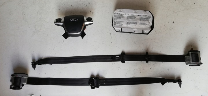 фото №6, Ford c-max панель консоль подушка безопасности подушки ремни оригинал демонтаж