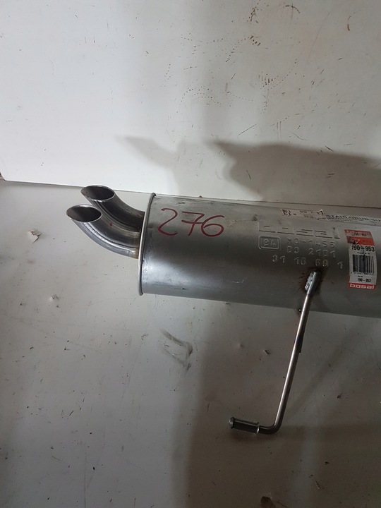 фото №11, Bosal глушитель конечный peugeot 607 sedan 2,0 2,2 hdi