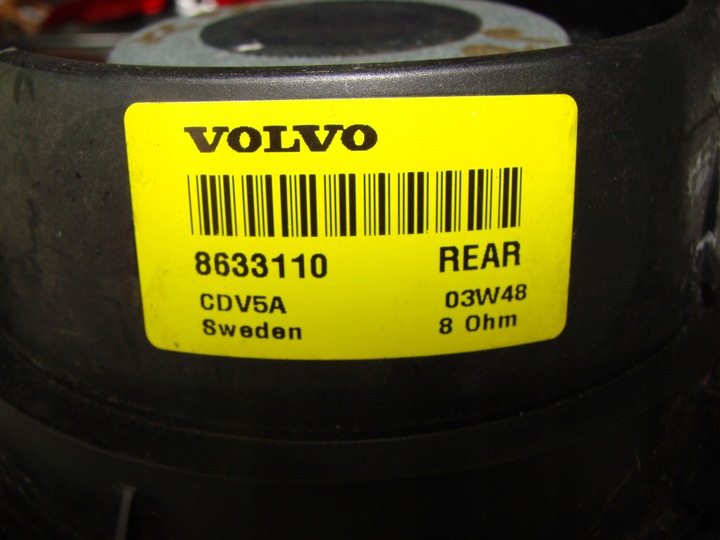фото №4, Динаміки двері зад volvo xc90 оригінал 8633110