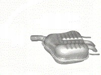 фото №1, Глушитель конечный saab 9-3 poj.1,9diesel+ хомут