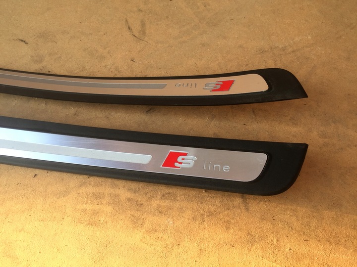 фото №2, Audi a5 8t комплект накладка пороговых s-line купе 3d