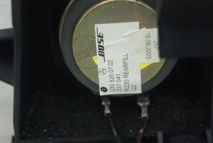 фото №4, Динамик bose зад левое правое mercedes sl r230 02-