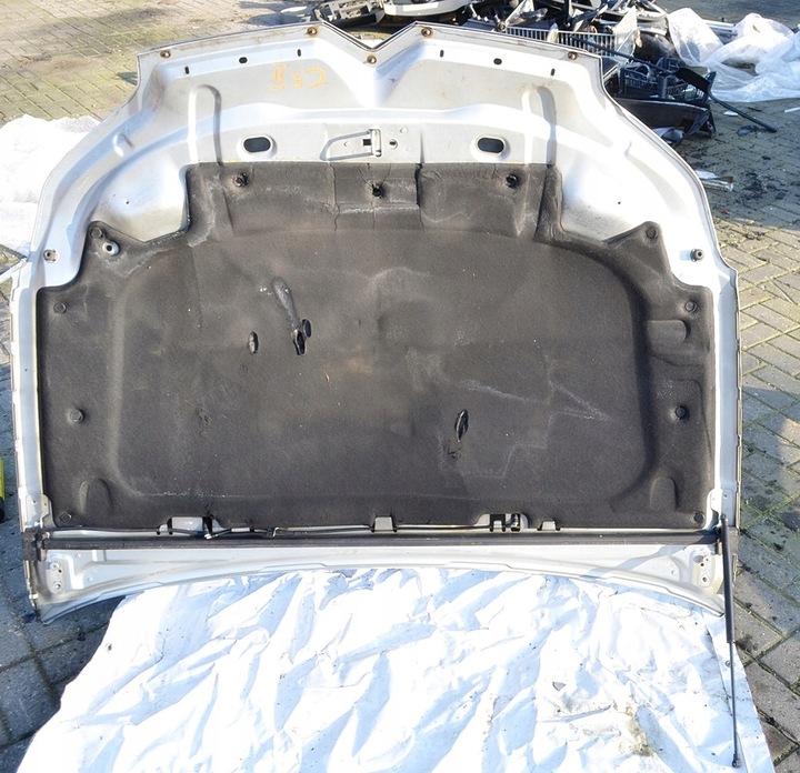 фото №14, Citroen c5 fl 2004-2008 капот кришка двигуна планка хром срібна