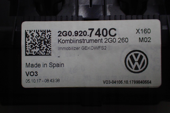 фото №8, Vw polo 2g 19год 1.0tsi спидометр 2g0920740c