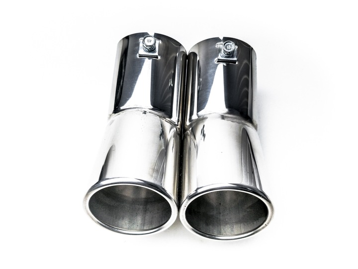 фото №7, Наконечник выхлоп двойная накладка vw golf 4 passat b5 bora vw golf iv