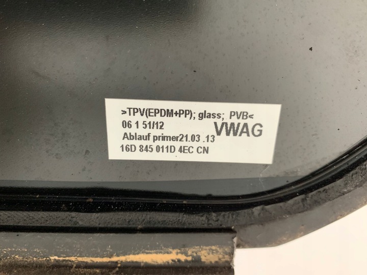 фото №5, Vw jetta 5c 16d скло лобове перед передня оригінал 10-18