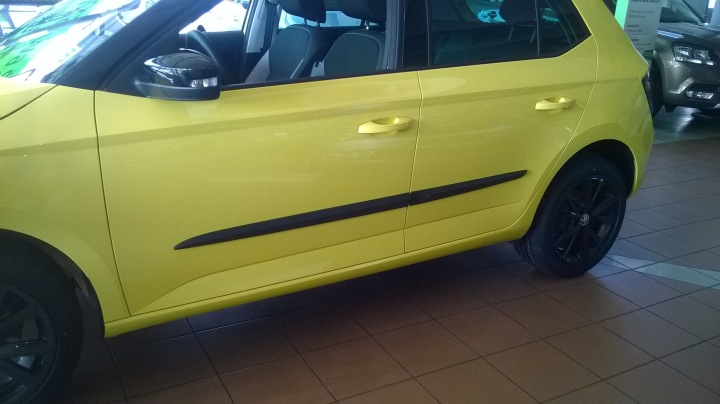 фото №8, Skoda fabia iii 3 поколение 2014 - 2022, планки боковые защитные накладки
